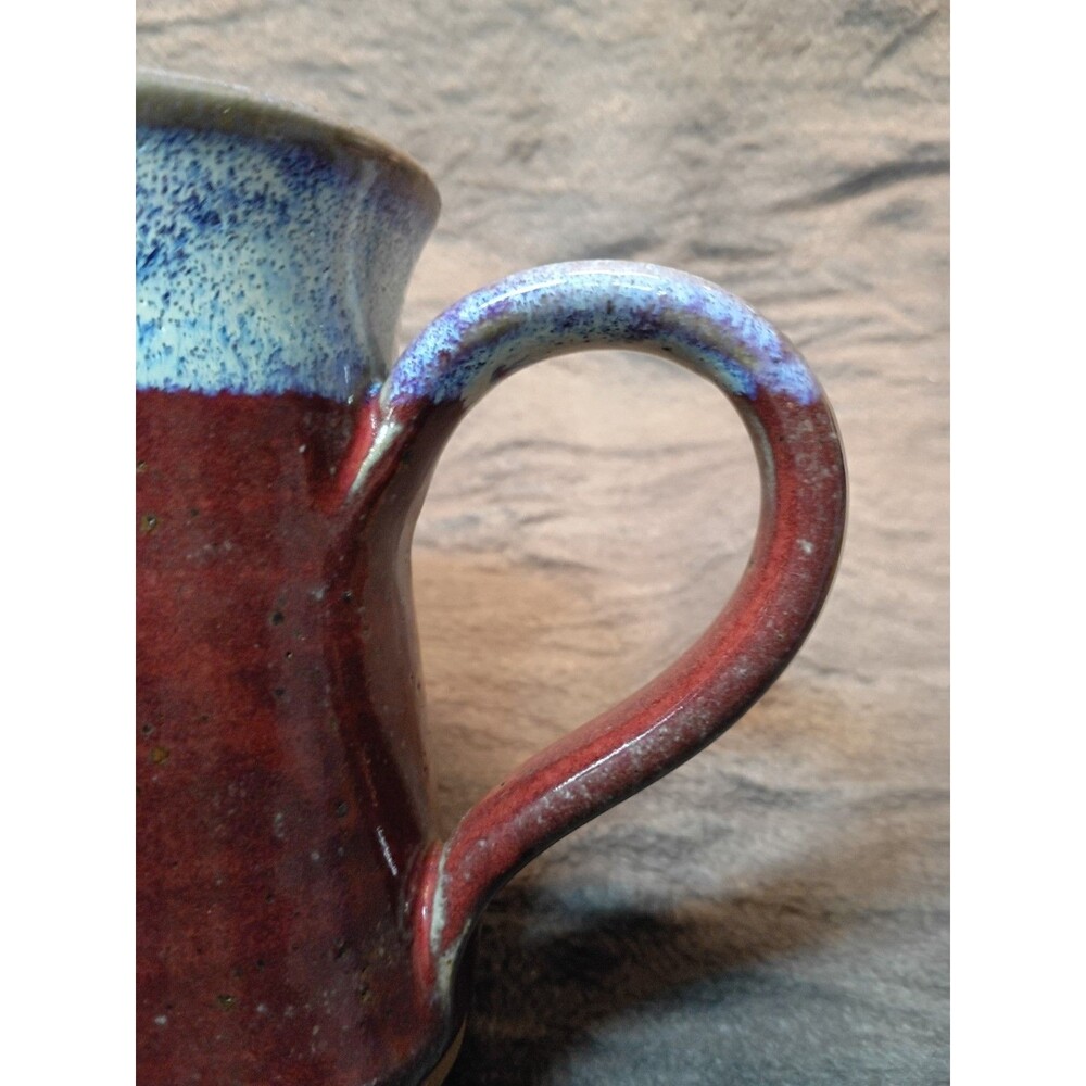 Vintage Hidden Dragon Stone Ware Mug Clay Images Melissa Hogenson Art Pottery - Picture 16 of 16